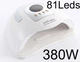 Професійний набір для манікюру та педикюру Grace з лампою SSUN X 26 MAX 380W UV/LED+ Фрезер Sun Nails Drill Pro Nail Master ZS-601 білий - зображення 3