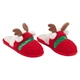 Взуття домашнє ARDESTO Christmas 38/39 розмір, 100% поліестер, підошва 100% гума, червоний - зображення 2