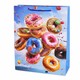 Пакет подарунковий паперовий з ручками "Donuts" R34779-S 18х23х10 см Блакитний - зображення 1