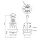 Лампа Decker LED PL-07 6K D2S - зображення 3