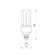 УФ лампочка Silvania 20W E27 BL дляуничтожителя насекомых Noveen IKN-22 - изображение 3