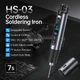 Акумуляторний бездротовий паяльник Fnirsi HS-03 2600 мА·год, USB-C, швидке нагрівання - изображение 8