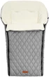 Śpiworek Sensillo Polar do wózka lub sanek pikowany szary 95 × 40 cm (5908310392103) - obraz 1