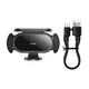 Автотримач для телефона Baseus Steel Cannon pro Solar Electric Car Mount Black - изображение 7