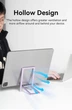 Тримач для телефона Vention Portable Cell Phone Stand Holder for Desk Aluminum Alloy Type Gray (KCZH0) - зображення 6