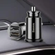 Автомобільний зарядний пристрій Baseus Grain Car Charger 3.1A Black - зображення 1
