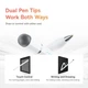 Стилус Baseus Wise Writing HN1 Universal Version Wired Charging 2-in-1 Stylus For HUAWEI/XIAOMI Moon White (With Type-C Cable*1 - изображение 6