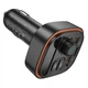 АЗУ с FM-модулятором BOROFONE BC59 Heroic car BT FM transmitter Black - изображение 6