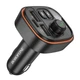 АЗУ с FM-модулятором BOROFONE BC59 Heroic car BT FM transmitter Black - изображение 8