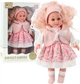 Lalka LeanToys Sweet Angel w różowej sukience w kwiaty 733476 (5905991070894) - obraz 2