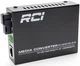 Медіаконвертер RCI RCI502W-GE-20-B 1G, TX 1550 нм / RX1310 нм, SC, 20 км, RJ45, standart size metal case - изображение 1