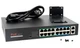 Комутатор RCI RS1016P 16х100Мбіт/с Hi-PoE, Uplink 2х1000Мбіт/с, бюджет PoE 250 Вт, 220V AC - зображення 3