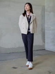 Женское осеннее короткое пальто UNIQLO 242373274 2XL Молочное (1159859368) - изображение 11