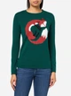 Джемпер женский Tommy Hilfiger 341851429 S Зеленый (1159859635) - изображение 3