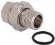 Американка латунна Thermo Alliance Standart 1/2" ВН (внутрішня/зовнішня), з конічним ущільненням (EPDM кільце), нікельована, PN25 - зображення 1