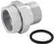 Згін-американка латунна Karro KR-3102 3/4" ВН, з конічним ущільненням (EPDM кільце), нікельована, PN16 - изображение 1