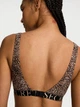 Бюстгальтер бралет Victoria's Secret Cotton Exploded Logo Unlined Plugne Bralette Leo XL (27227027) - зображення 2