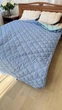 Одеяло двойное на кнопках всесезонное Двуспальный 180х210 Голубой (Д-4sezon-004-02) - изображение 7