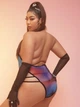 Боди Plus Size батал для пышных форм Экстази Разноцветный XXXL - изображение 3