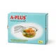 Каструля скляна жароміцна A-PLUS 2,5 л з кришкою для духовки та мікрохвильової печі, кругла, прозора - зображення 3