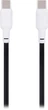 Кабель Gelius GP-UCN001CC Full Silicon Type-C to Type-C 1.2 м 60W Black/White - зображення 1