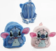 Плюшевый рюкзак Стич Disney Fairy Stitch мягкий детский рюкзак с ушками и мордочкой розовый - изображение 2