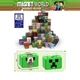 Магнітний конструктор Майнкрафт Minecraft, 96 елементів, у комплекті фігурки та коробка TNT Зелений Кріпер - зображення 3
