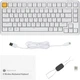 Клавіатура бездротова Keychron J1 82Key K pro Red WL/BT/USB-A RGB White (J1-Q1-UA) - зображення 8