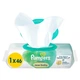 Дитячі вологі серветки Pampers Sensitive 4 6 шт з клапаном гіпоалергенні - зображення 4