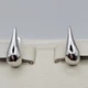 Сережки серебряные Капля 3,15 г - изображение 3