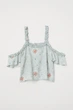 Топ H&M м'ятний в візерунки BOGVA253 46 - изображение 1