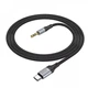 Кабель AUX to USB-C (1м) - Hoco UPA26 - Чорний (022z) - зображення 2