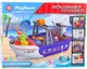Набір іграшок для купання Lean Toys Рибальський човен з циркуляцією води та аксесуарами Біло-червоний (743382) (5905991083122) - зображення 1
