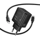 Адаптер сетевой HOCO C to C cable Profit single port PD charger set N83 |1Type-C, 40W/3A, PD/QC| - изображение 4