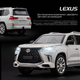 Радиоуправляемая машинка Lexus 570 1:24 METAL RC со светом и звуком, премиум модель, подарок - изображение 5