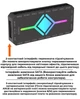 Контролер для кулерів 9×PWM і ARGB, хаб, black - розгалужувач з магнітом і пультом управління - зображення 4