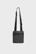 Чоловіча чорна сумка з візерунком VEZZOLA SMART Guess OS HMEVZLP2223 - зображення 6