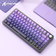 Механічна бездротова (Bluetooth + 2,4G) клавіатура з HOT SWAP Attack SHARK X85, 82 Key, RGB, Win/Mac OS, УКР/АНГЛ, Gradient Purple (X85GP) - зображення 9