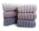 Набор турецких махровых полотенец Cestepe MicroCotton Premium 3 штуки 50x90 + 3 штуки 70х140 Ezgi 2 плотность 600 г/м2 - изображение 4