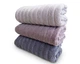 Набор турецких махровых полотенец Cestepe MicroCotton Premium 3 штуки 70x140 Ezgi 2 плотность 600 г/м2 - изображение 12