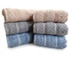 Набор турецких махровых полотенец Cestepe MicroCotton Premium 3 штуки 50x90 + 3 штуки 70х140 Multi 2 плотность 600 г/м2 - изображение 4