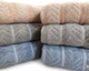 Набор турецких махровых полотенец Cestepe MicroCotton Premium 3 штуки 50x90 + 3 штуки 70х140 Multi 2 плотность 600 г/м2 - изображение 5