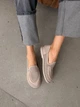 Жіночі лофери barefoot 40 26 см Бежевий 11804 - зображення 12