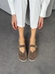 Женские балетки barefoot 41 26.5 см Коричневый 11941 - изображение 14