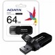 Флеш-накопитель USB ADATA AUV240 64GB USB 2.0 Black (AUV240-64G-RBK) - изображение 4