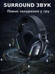 Бездротові ігрові навушники Onikuma GT808 геймерська Bluetooth гарнітура з мікрофоном та RGB Black (19118) - зображення 6