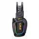 Бездротові ігрові навушники Onikuma GT828 геймерська Bluetooth гарнітура з мікрофоном та RGB Black (19119) - зображення 4