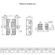 Клема 0,2-4мм.кв 32А 10x1⇒10x1 прохідна одинарна 40,3x14,5x53,6мм [A0130010216] DF-2-Y/2-10B АСКО помаранчевий важіль кріплення 3,3мм - зображення 6