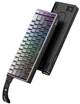 Ігрова клавіатура бездротова Onikuma, RGB підсвітка, Bluetooth та USB адаптер 2.4GHz для ПК та ноутбука Сірий - зображення 2