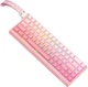 Рожева ігрова клавіатура для ПК Onikuma G-96 з RGB підсвіткою, механічна, геймерська бездротова клавіатура для ігор - зображення 1